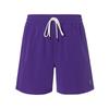 Pantaloni scurți de baie Polo Ralph Lauren Culoare solidă cu poneu brodat, cu picior drept, Bărbați, îmbrăcăminte de baie, Violet 710905989-017