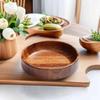 Plateau de service en bois de noyer