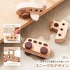 Etucdose Mini Vehicle Educational For Year 2 Year 3 Year Newborn For Boys Car, Plane, Ship, Toy, Toy, Marble, Wooden, 3-Piece Set, Toy, Soft, Babies,