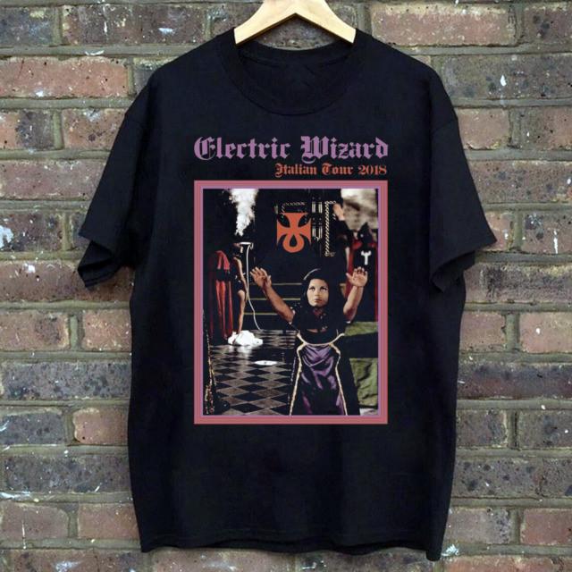 Electric Wizard - Maglietta Tour Italia T-shirt Manica Corta Taglia Completa GC1461