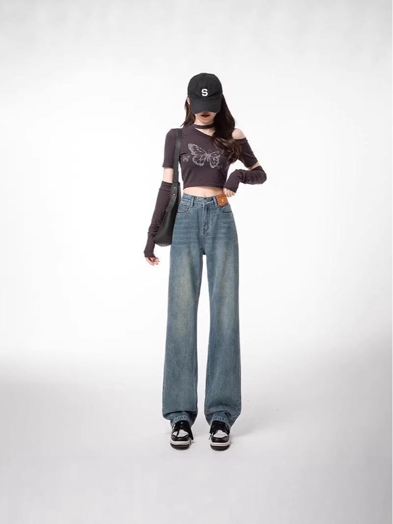 

Four Seasons High Waist Wide Leg Pants - Slimming, Hip-Covering, Floor-Length, Versatile Style Small