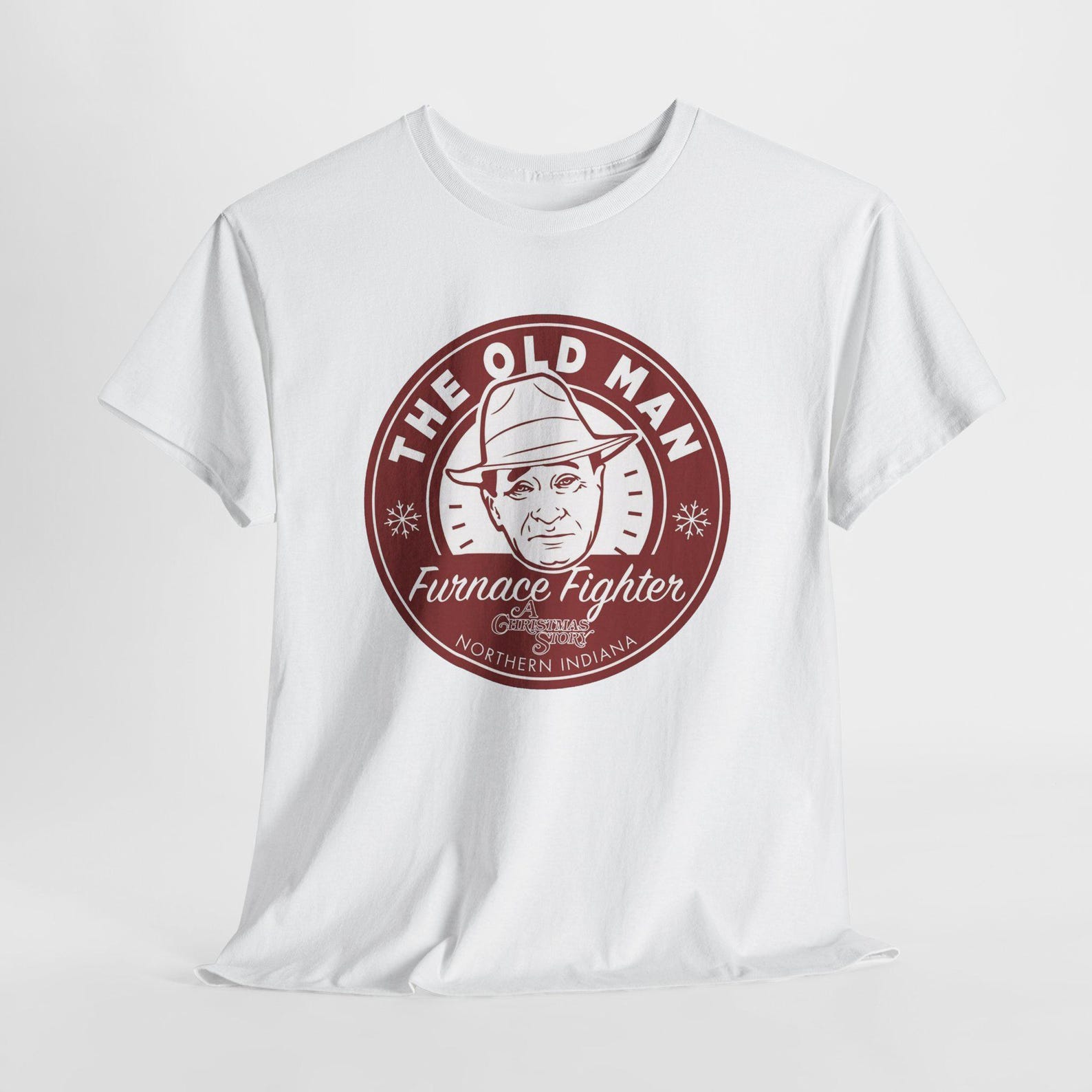 A Christmas Story The Old Man Black White Tees T-Shirt Size S-5XL L