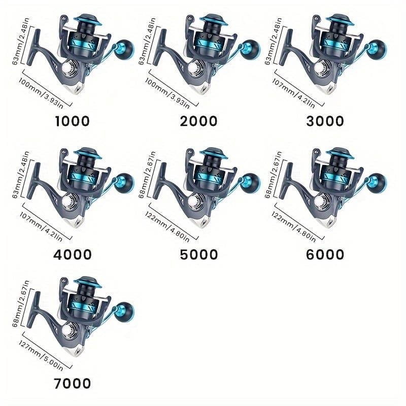 Mulineta de Pescuit Roată Spin Metalică Roată din Oțel Inoxidabil Interschimbabilă Stânga și Dreapta Momeală Lansetă de Mare Lansare la Distanță Lungă Potrivită pentru Diverse Ape