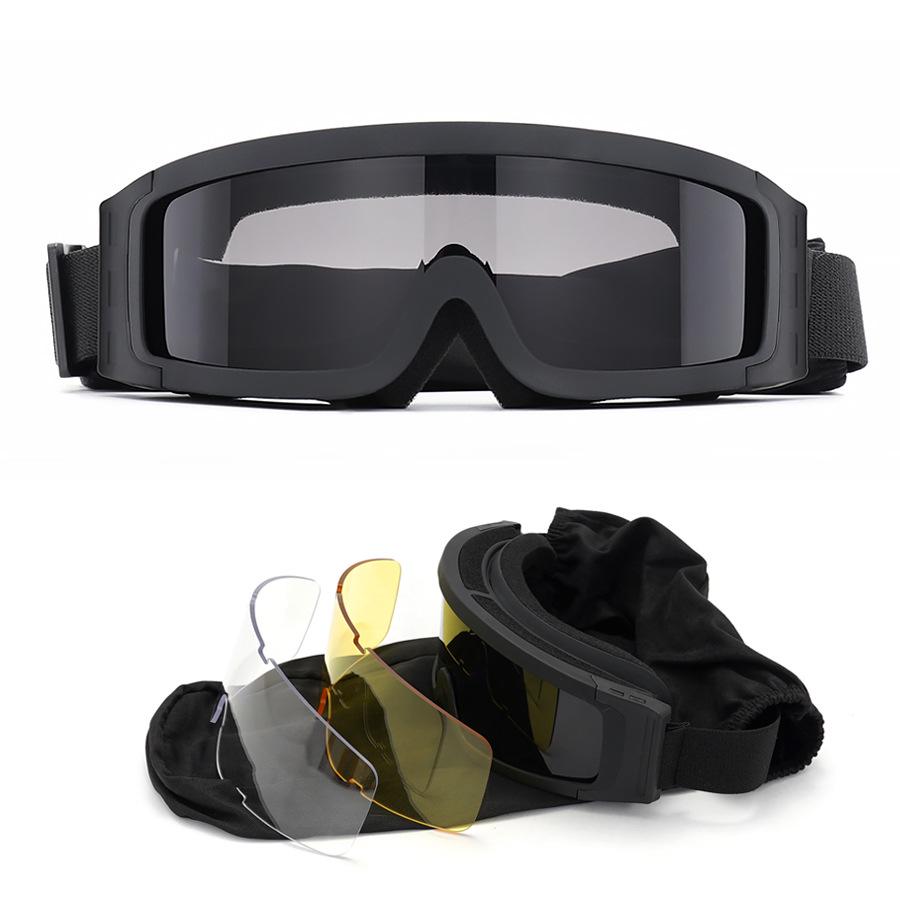 Anti-Fog Tactical Goggles: Military, Shooting, Paintball, Mountaineering, Sports, Wind Protection Glasses.