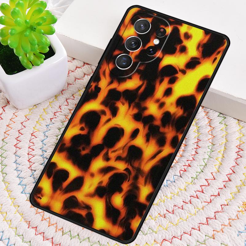 

Tortoise Shell Pattern polished Marble Phone Case For Samsung Galaxy note 10 pro S26 S25 S24 S23 S22 Ultra Plus S21 FE S20 Cover Galaxy S23 Ultra