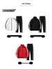 S-6XL Unisex Plus Size Casual Sportswear Set: Hoodie & Long Pants for Autumn/Spring