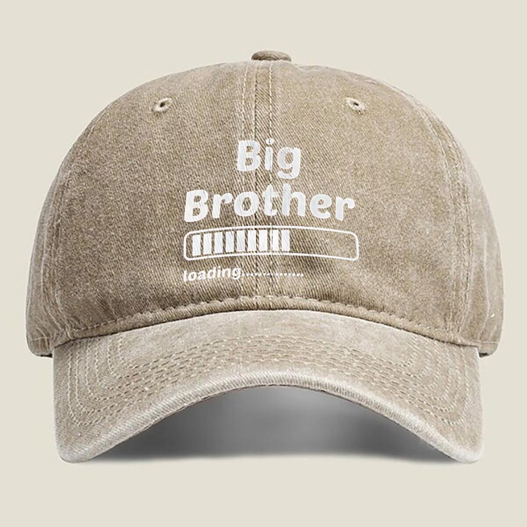 Big Brother Lade-Mode Gewaschene Baseballkappe Hut Outdoor-Aktivitäten