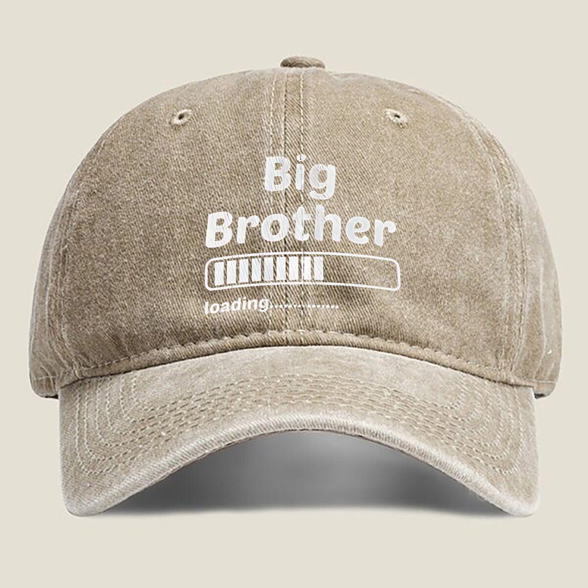 Ziva Cap Big Brother Laadt Mode Gewassen Baseballpet Hoed Buitenactiviteiten One Size