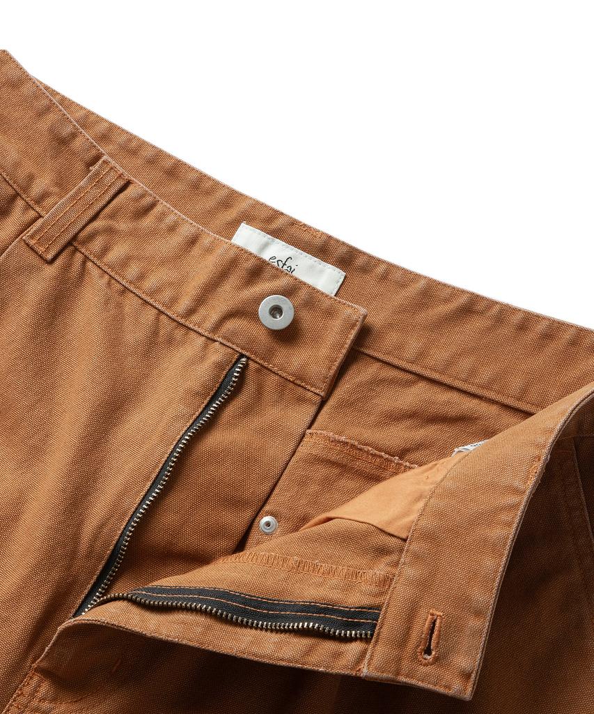 ESFAI Double Knee Stone Shorts (Camel)