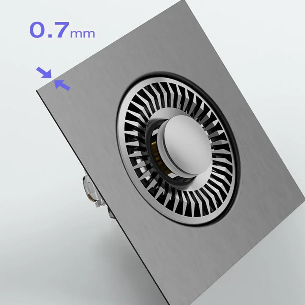 Shower Floor Drain Bathroom Toilet Kitchen Balcony Floor Drain Strainer Stainless Steel Drainage Plug Bathroom Accessories