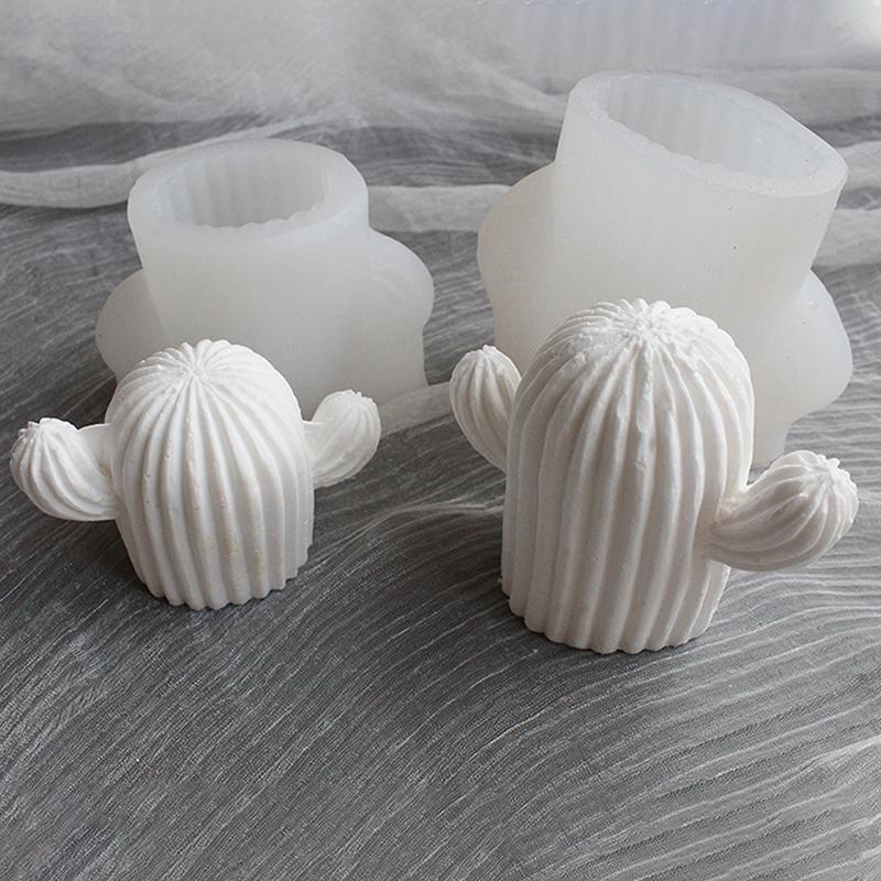 Cactus Shape Silicone Mould Candle Mould Gypsum Forming Resin Mould Aromatherapy Soap Candle Making Diy Handmade Supplies