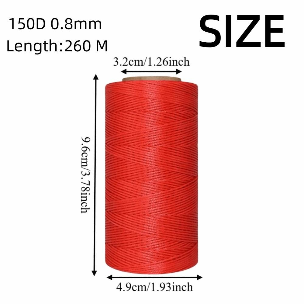 0.8mm Walking Horse Wax Line Thickness Hand Stitching Thread Flat Waxed Thread Leather Craft