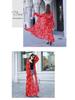 Hooded Beach Print Chiffon Cardigan for Women – Flowy, Breathable, Sun Protection Cape