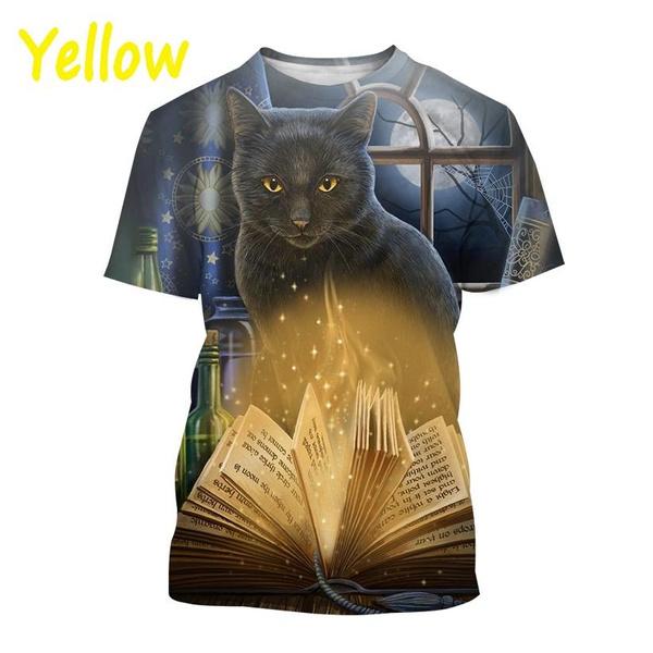 Мужская и женская модная футболка с принтом животных — фото 11