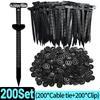 1000/20x Cable Ties Buckle Nylon Auto Fastener Screw Replaceable Car Fenders Trunk Engine Guard Panel Wire Clips Management Tool