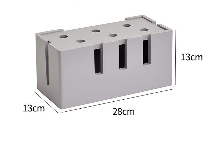 

1pcs Insertion board storage box, desktop wire socket management box, power strip board, power collection box