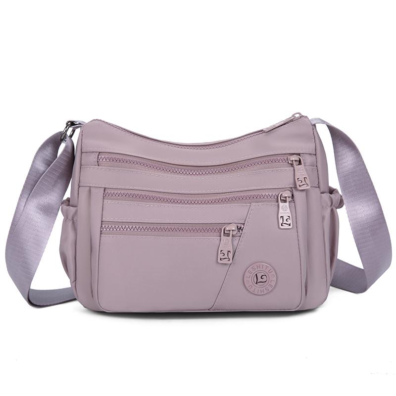 Waterproof Nylon Multi-layer Ladies Crossbody Bag Casual Shoulder Bag for Middle-aged and Elderly Women Large Capacity Bag