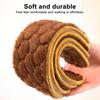 2 Pairs Warm Winter Insoles Thickened Plush Anti-Slip Shoe Inserts Breathable Temperature-Locking Foot Warmers