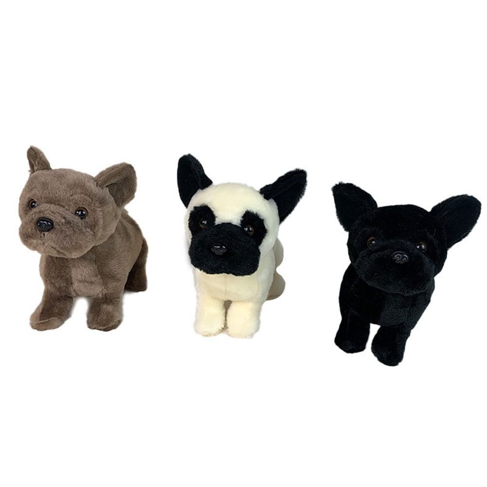 Stuffed Dogs French Bulldog Plush Simulation Dog Stuffed Animal Kawaii Plushies   Kids Toy