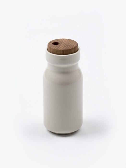 TACKAON Ceramic Seasoning Container (L) Ivory