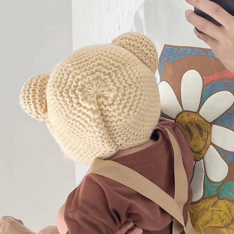 New Autumn And Winter Baby Hats Infants And Toddlers Caps Cute 6-9 Months Baby Ear Protection Hats To Keep Warm