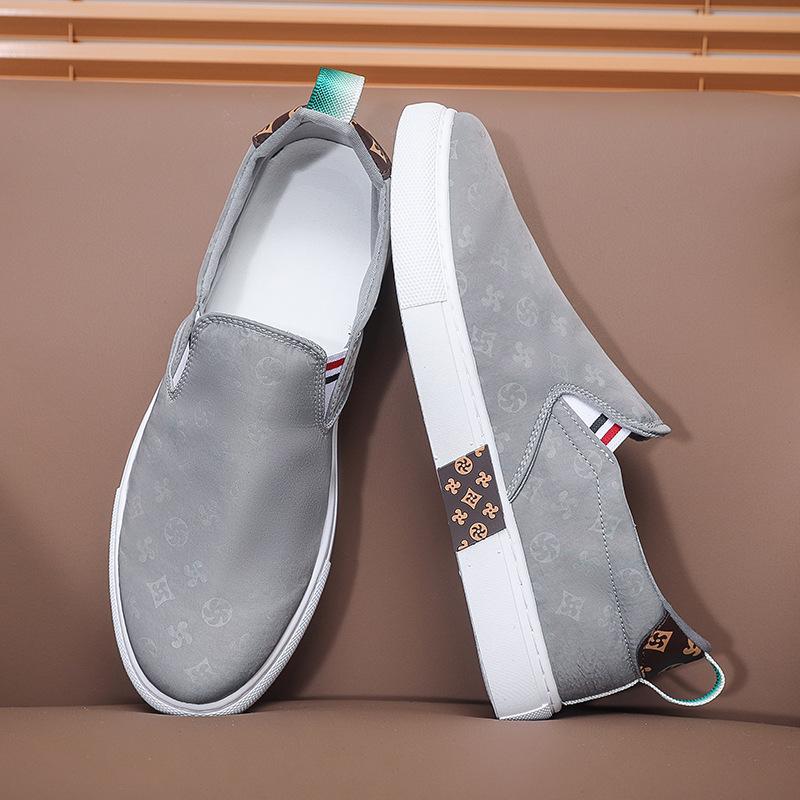 Herrenschuhe Sommer neue Regenschirmstoff atmungsaktive Freizeitschuhe Herren Trendschuhe Fußbedeckung Herren Low-Top Sport-Board-Schuhe Stoffschuhe