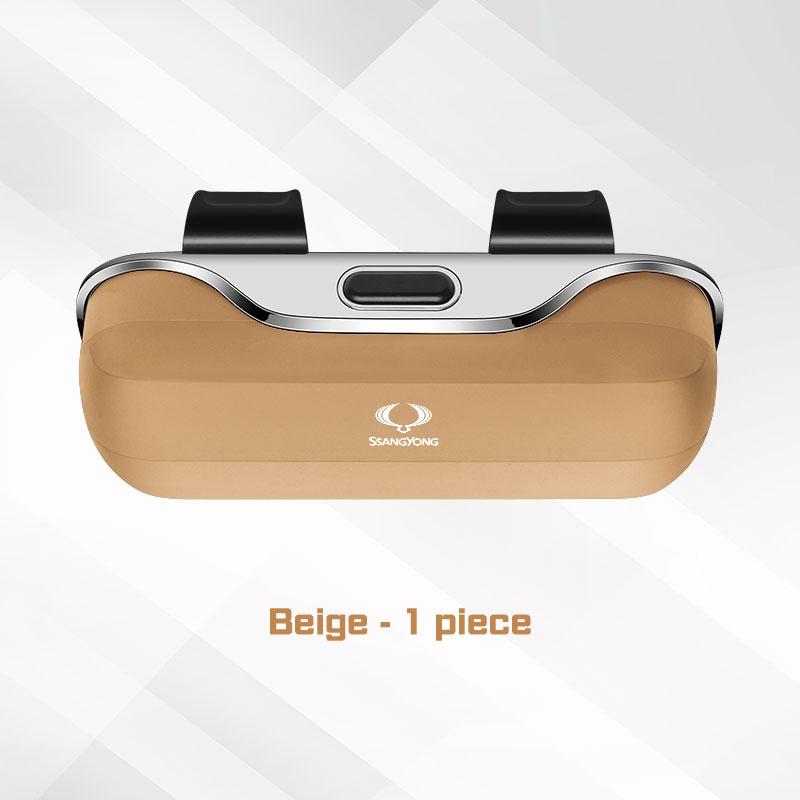 Car Visor Glasses Box Eyeglass Case For SsangYong Korando Rexton Actyon RODIUS Kyron M200 Musso Sunglasses Holder Accessories hjs1