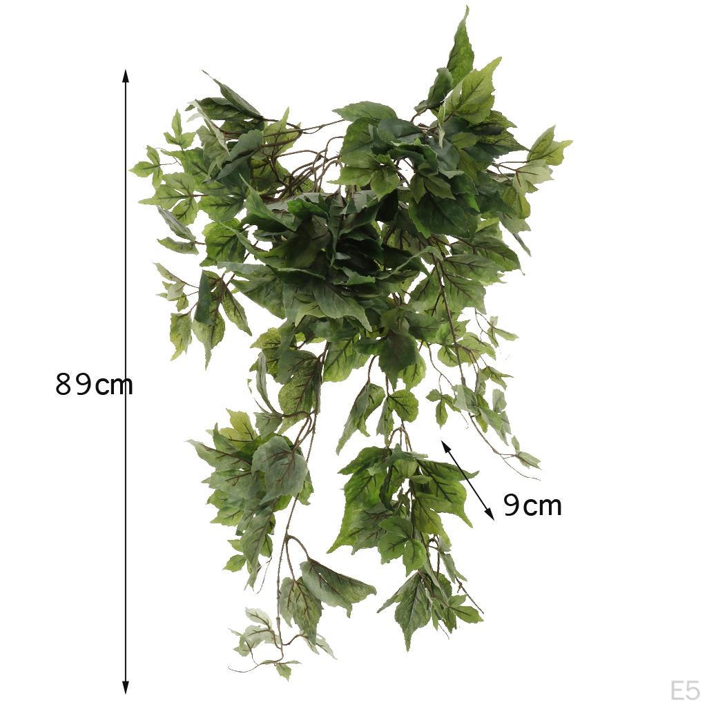 Artificial Maple Leaves Simulation Vine Silk Fall Hand Craft Wall Hanging Decor