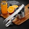 Manual Potato Ricer Stainless Steel with T-shaped Handle, Handheld Garlic Easy Squeeze Lever Juicer Press, Multifunctional Kitchen Tool for