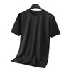 Men's 2024 Summer Ice Silk Mesh Half-Sleeve T-shirt - Trendy Casual Short-Sleeve Top