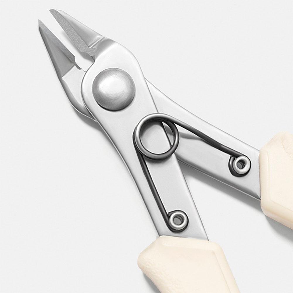 Model Flat-Nose Removal Nails Pliers for Manicure Diamond Art Accessories Metal Chain Cutting Zircon Jewelry High Force Clipper