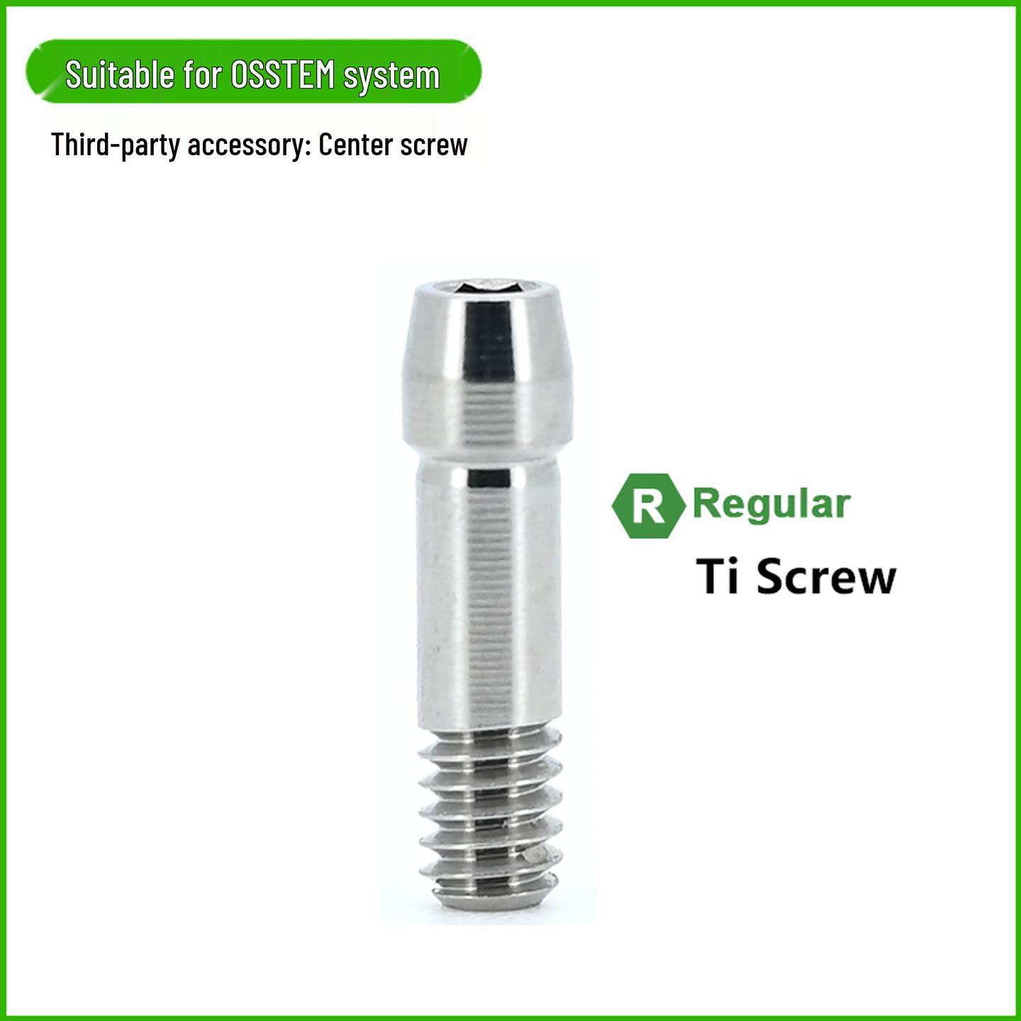 Titanium Cutting Screw for OSSTEM Implant Abutment