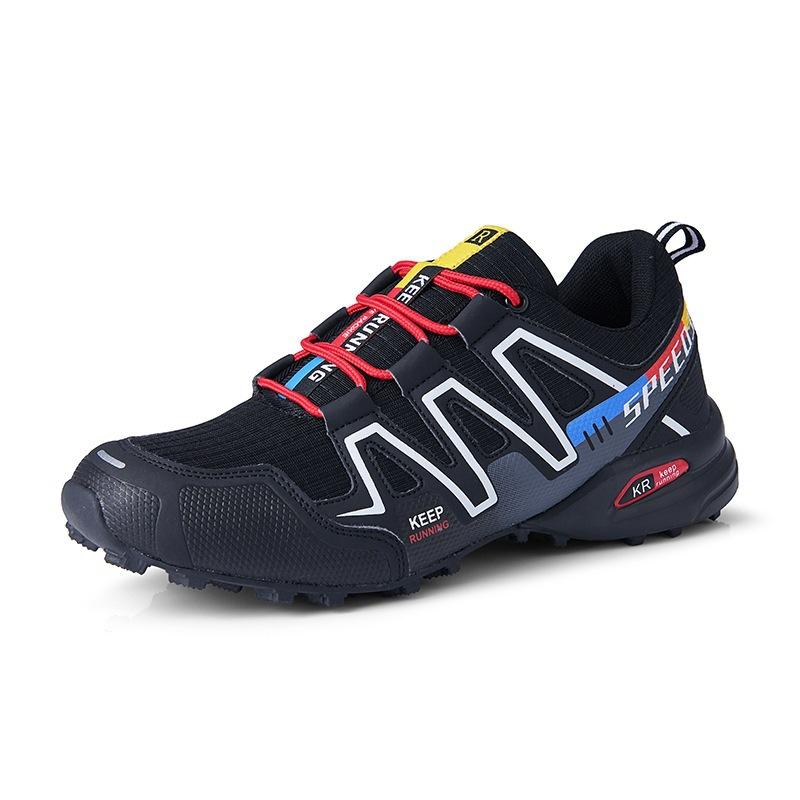 Outer Single Hiking Shoes, Men's Hiking and Cross-country Running Shoes, Solomon Outdoor Sneakers, Large Size.