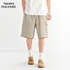 Taipingniao Men's Straight-Leg Four-Way Stretch Cargo Shorts