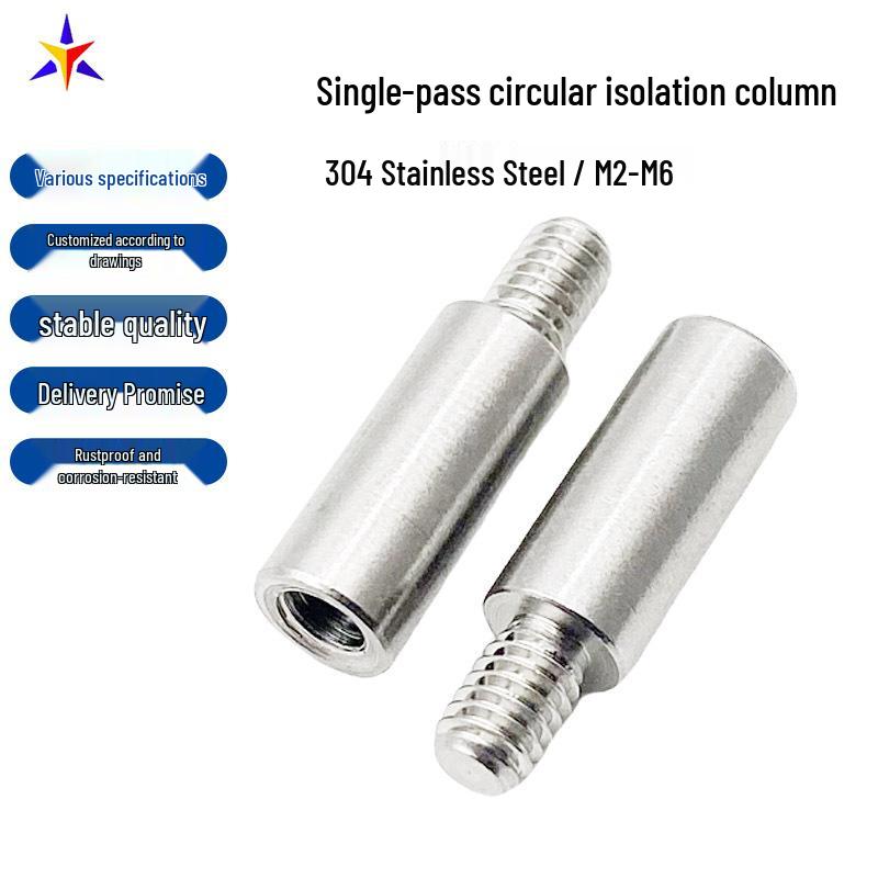 304 Edelstahl Gewindeabstandshalter Schraube Bolzen (M2.5-M6)