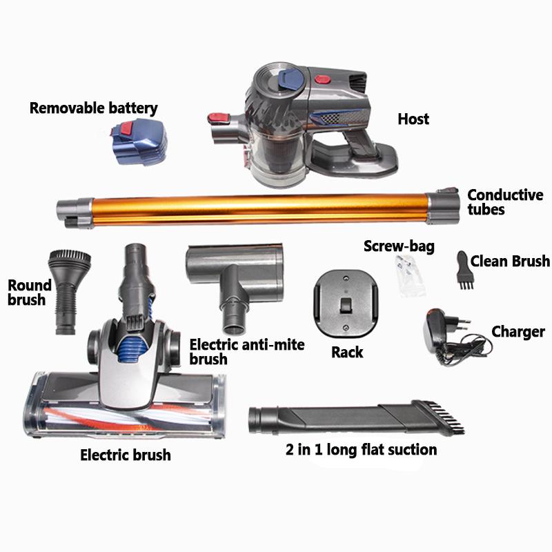 Wireless Vacuum Cleaner Powerful Household Handheld Vacuum Cleaner Deep Cleaning Mite Removal All-in-one Machine, 9000Pa Suction