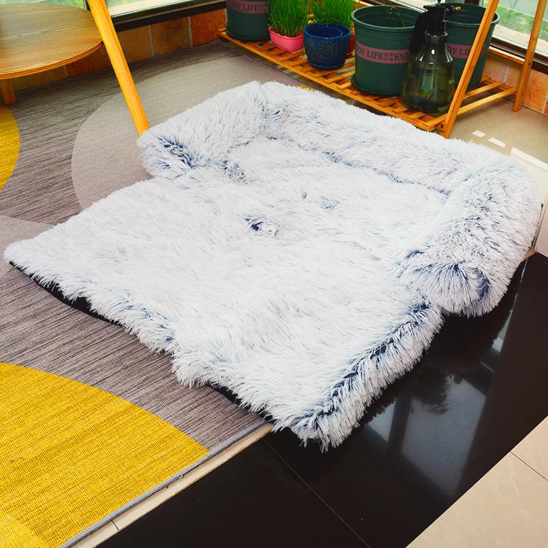 

Плюшевая зимняя теплая подушка для большой собаки, диван для домашних животных, подушка для средней и большой собаки, будка для собаки, ковер для домашних животных M