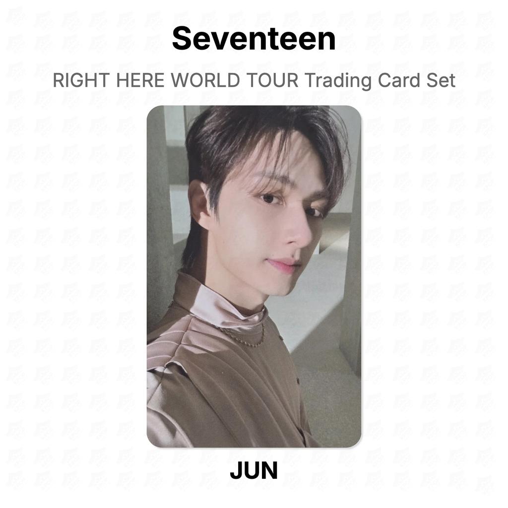 Seventeen RIGHT HERE WORLD TOUR Trading Card Set Official Photocard