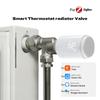 For Zigbee Thermostatic Radiator Valve for Tuya Smart Home with 7 Day Programmable Heating Schedule and Voice Control Via