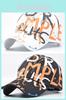 New Graffiti Baseball Cap Korean Unisex Summer Long Brim Duck Tongue Cap Personality Sun Hat