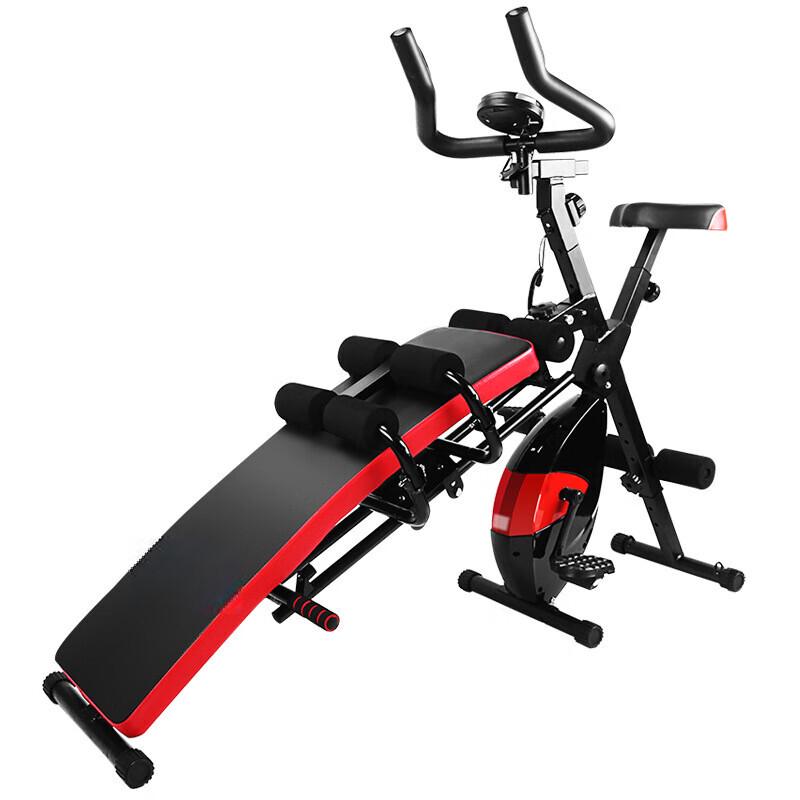 WEZHO Multi-Function Home Fitness Bike & Abdominal Trainer