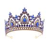 Crystal Bridal Crown Tiara Metal Base Tall Crystal Crown Vintage Queen Crown