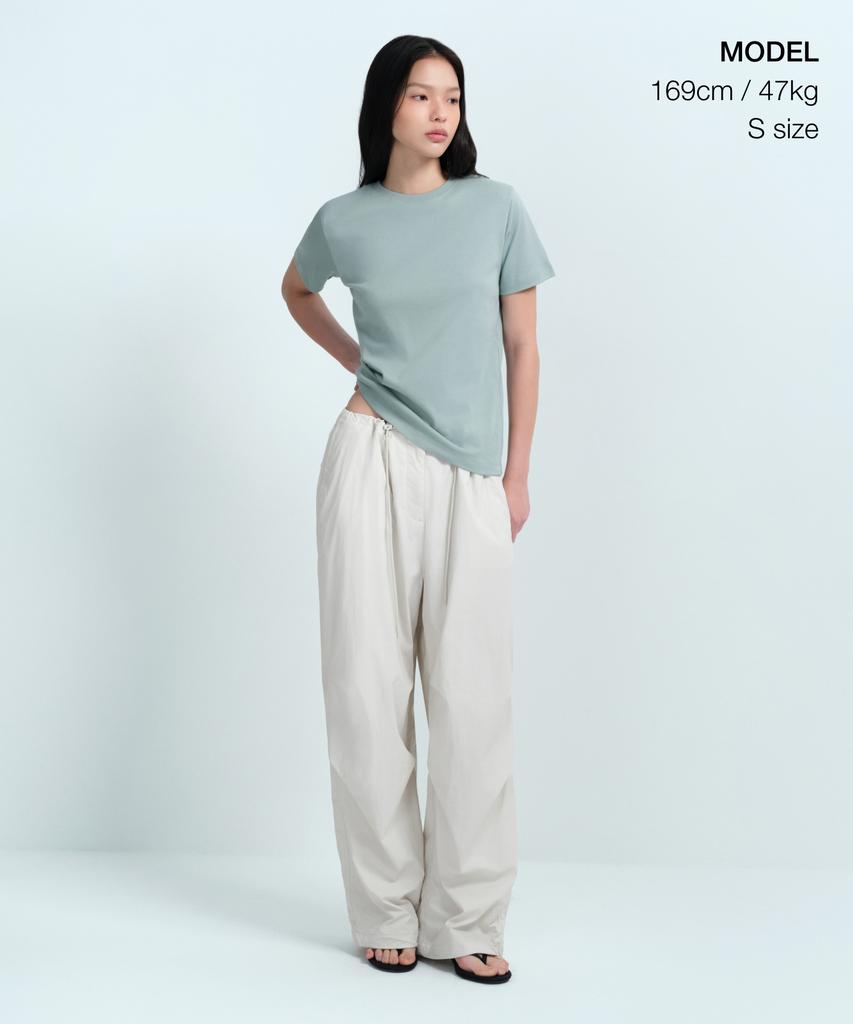 MUSINSA STANDARD WOMAN Women'S Basic Crew Neck T-Shirt [Dusty Mint]