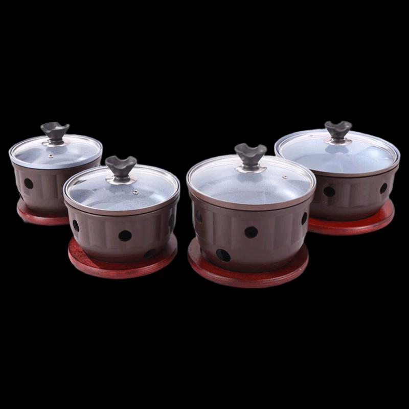 ZISIZ Portable Alcohol Stove Mini Hotpot Set