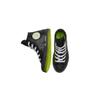 All Star High Top Kids Canvas Shoes Black Green Children Aged 3 7 Years Old 369787C