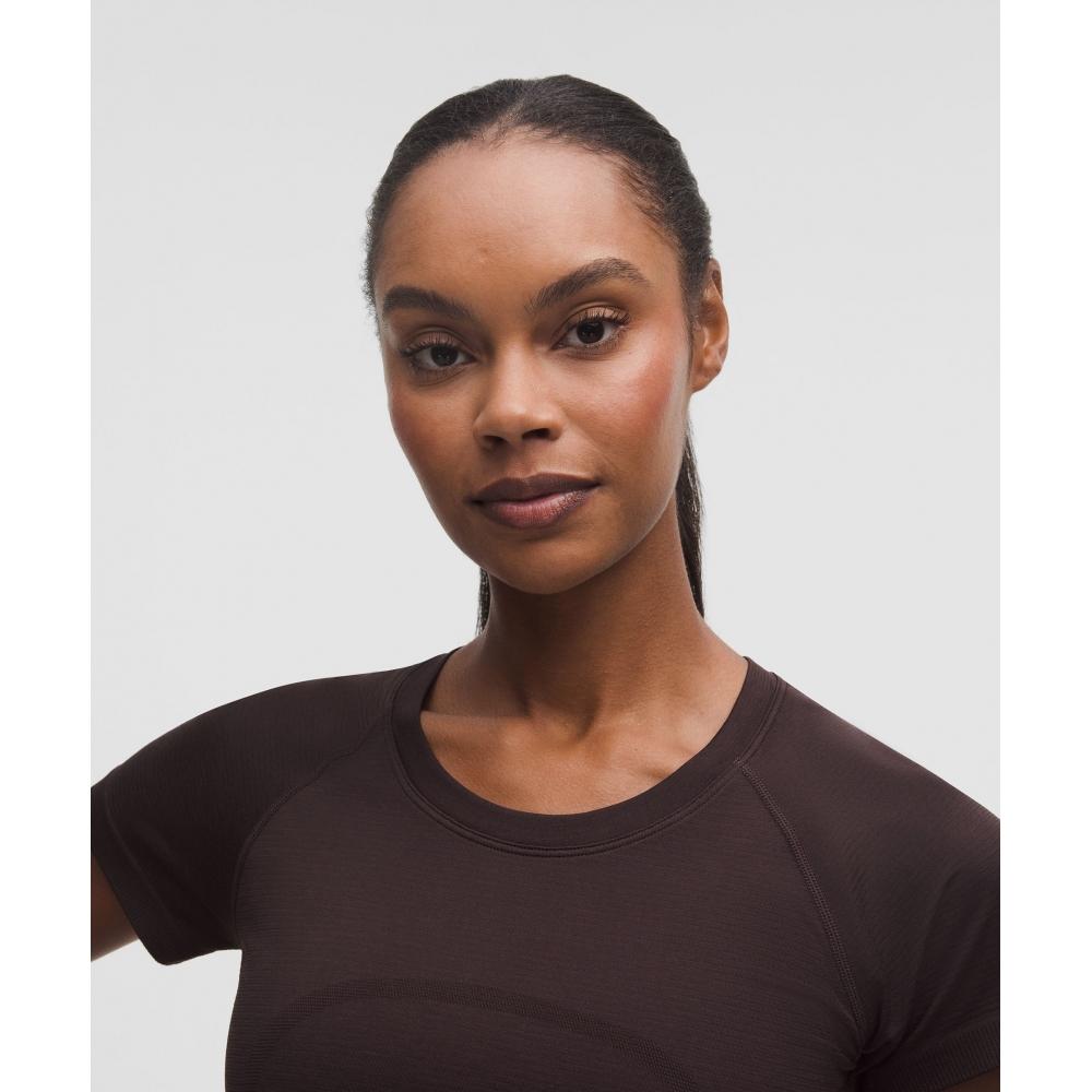 Lululemon Swiftly Tech Short Sleeve Shirt 2.0  Hip Length Sequoia Sequoia