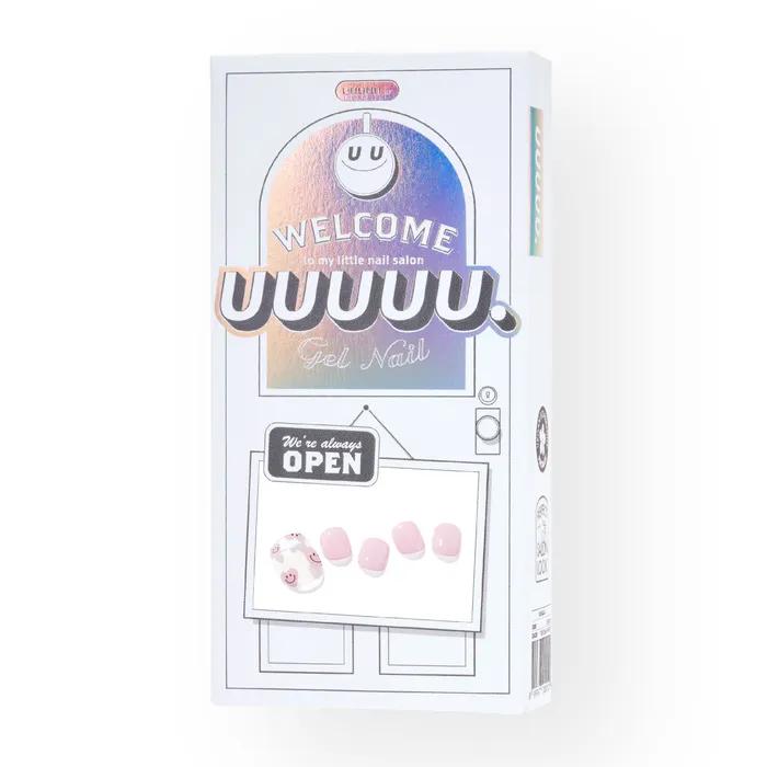 Pink Smiley Gel Pedi