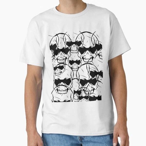 Skull Design For Biker Punk Unisex And Unisex Classi Made In UsaAus TShirt S2xl S