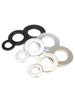 8.8 High-Strength Blackened Metal Flat Washer Spacer, Galvanized and Thickened, Sizes: M3-M12.