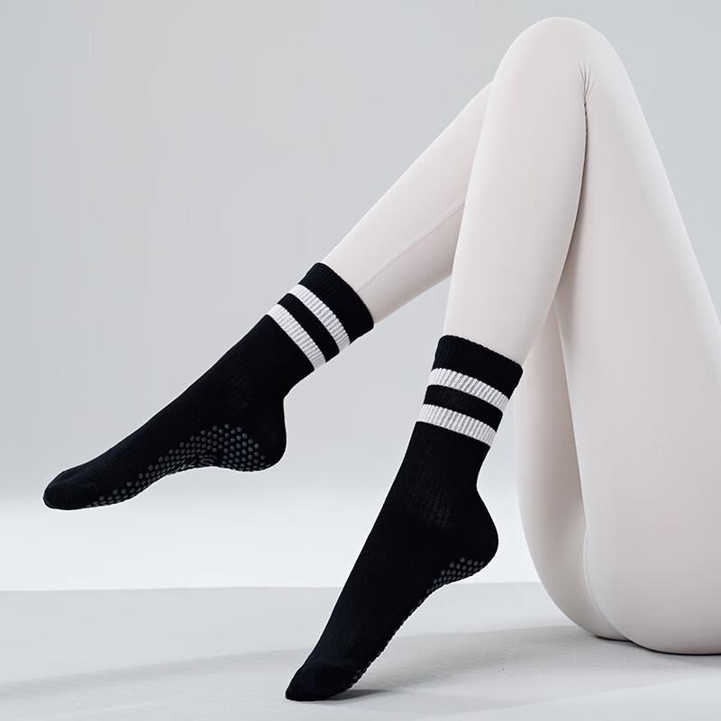 Mid-Calf Pilates & Yoga Grip Socks